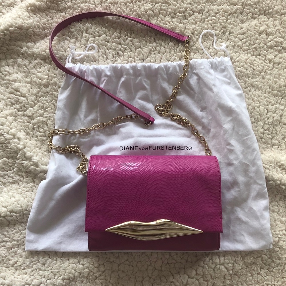 Diane Von Furstenberg Lips Mini Crossbody